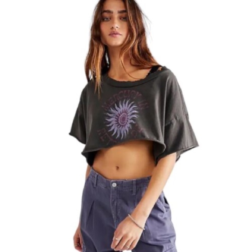 Free People x Vintage Souls Mercury in Retrograde Tee Extra Large Like New
